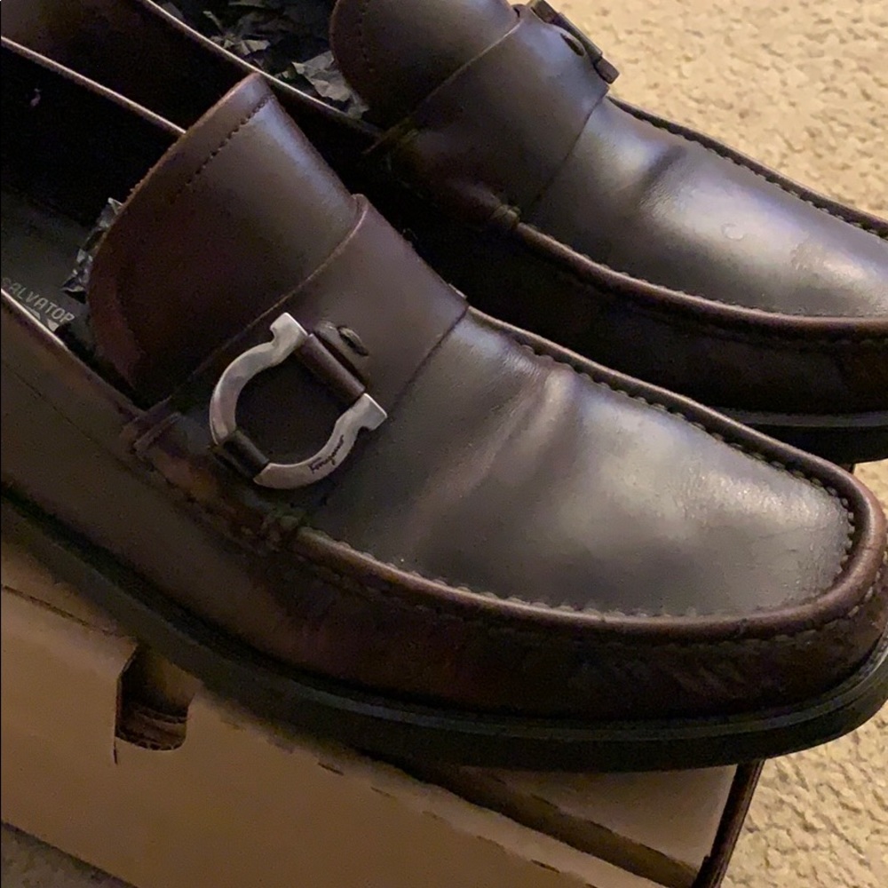 Salvatore Ferragamo Leather Loafers